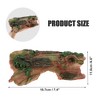 Unique Bargains Resin Tortoise Rock Turtle Basking Platform 7.4"x4.6"x2" Red Green 1 Pc - 4 of 4