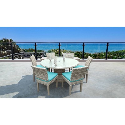 Fairmont 7pc Patio Dining Set - Aruba - TK Classics