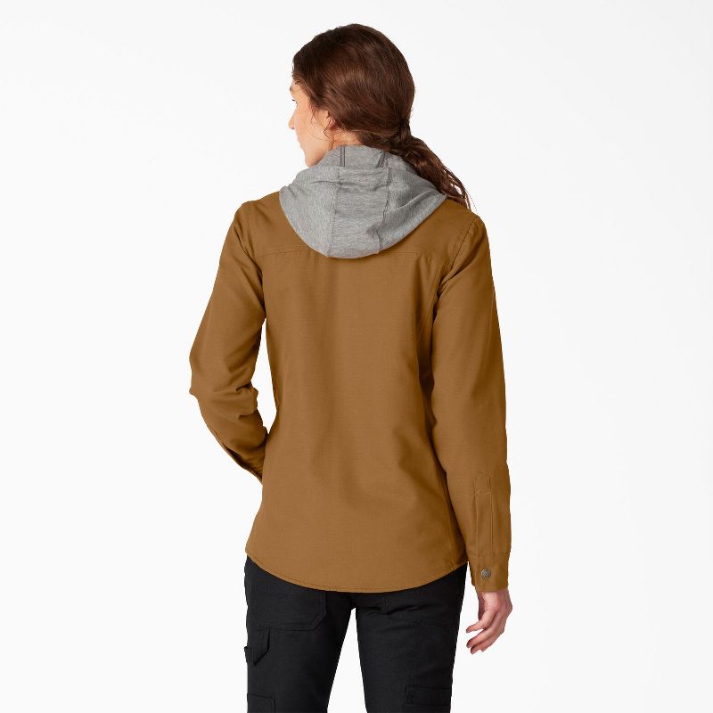 Dickies Women’s Duck Hooded Shirt Jacket, 2 of 4
