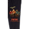 Star Trek Men's The Animated Series Character Logo Adult Lounge Pajama Pants Black - image 3 of 3