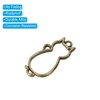 Unique Bargains Alloy Necklace Resin Casting Cat Shaped Pendant Frames 1.5" 20 Pcs - 4 of 4