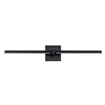 ET2 Lighting Dorian 1 - Light Wall Light in  Black