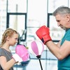 Costway Kids Punching Bag Toy Set Adjustable Stand Boxing Glove Speed Ball with Pump Red/Pink - 2 of 4