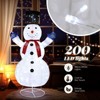 Karl Home 6ft Lighted Pop-Up Snowman Christmas Decoration - 3 of 4