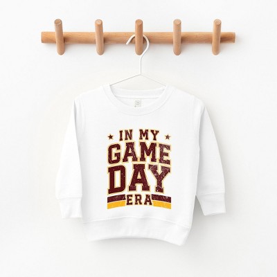 The Juniper Shop In My Game Day Era - Maroon Toddler Graphic Sweatshirt
