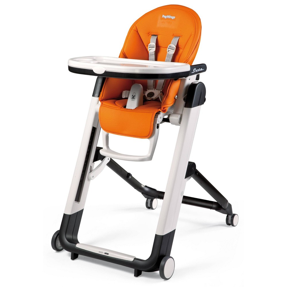 Peg Perego Siesta Multifunctional Compact Folding High Chair - Arancia -  88482327