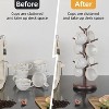 8-hook vertical wooden mug holder, perfect for organizing kitchen cups with ears - 4 of 4