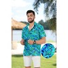 HAPPY BAY Men's Hawaiian Shirts Short Sleeve Button Down Shirt Mens Casual Shirts Vacation Tropical Beach Summer Party Shirts Funny - 2 of 4