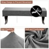 Unique Bargains Stretch Anti-Dust Protecting Dining Bench Slipcovers 40" - 55" - 3 of 4