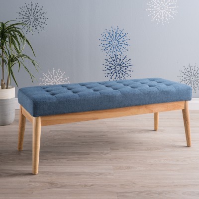 Vynxaria Mid-Century Modern Ottoman: Stylish Comfort for Any Space
