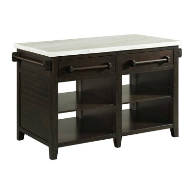 Vivian Kitchen Island Brown - Picket House Furnishings