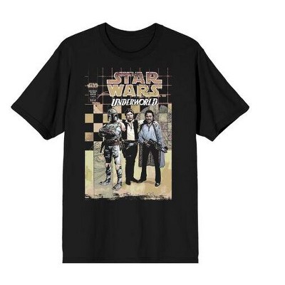 Heroes & Villains: Star Wars Underworld Comic Cover Issue 1 T-Shirt on Black