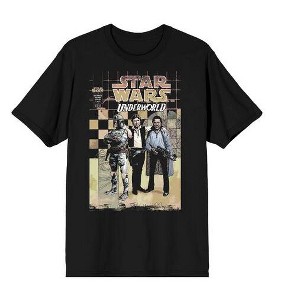 Heroes & Villains: Star Wars Underworld Comic Cover Issue 1 T-Shirt on Black - 1 of 2