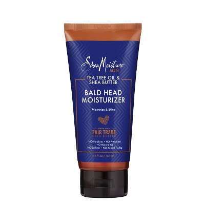 SheaMoisture Bald Head Moisturizer Tea Tree Oil and Shea Butter, 5.5 oz