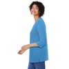 Woman Within Perfect Three-Quarter Sleeve V-Neck Tunic - 4 of 4