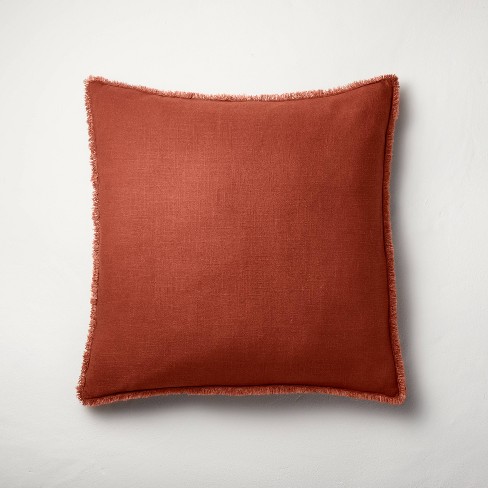 Clay colored throw outlet pillows