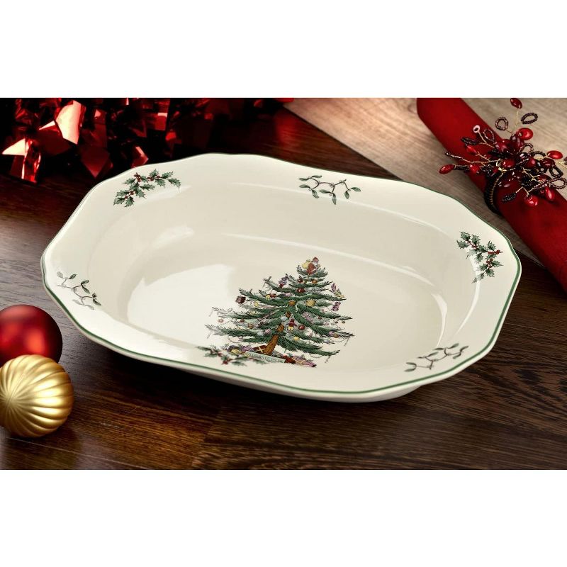 Spode Christmas Tree Sculpted Platter - 19 Inch, 2 of 4