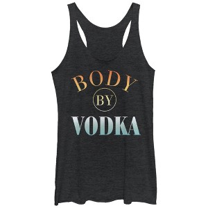 Women's CHIN UP Body By Vodka Racerback Tank Top - 1 of 3