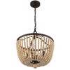 Crystorama Lighting Rylee 4 - Light Chandelier in  Forged Bronze - 3 of 4