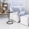 Katrine Camden Side Table Black Gold - Jamesdar: Round Martini & End Table, Space-Saving Design - 4 of 4