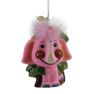 Cody Foster 5.0 Inch Rainforest Elephant Retro Kitsch Spring Easter Tree Ornaments - 1 of 4