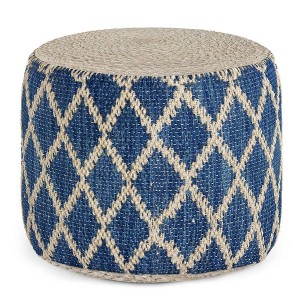 Nesbitt Round Pouf - WyndenHall - 1 of 4