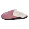 Roxoni Women's Memory Foam House Fleece Trim Knit Sweater Slipper - 3 of 4