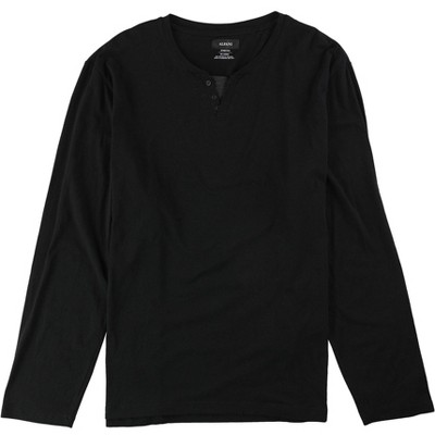 Alfani Mens Split Neck LS Embellished T-Shirt