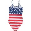 Girls’ One Piece Swimsuit – UPF 50+, Adjustable Straps, Chlorine-Resistant, Full Coverage, Sizes 2T–16 - 2 of 2