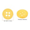 Unique Bargains Resin Craft Snap Round Flat 4-Hole Sewing Buttons 50 Pcs - 2 of 4