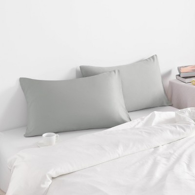 2 Pack Brushed Microfiber Pillowcases, Super Soft Pillowcases with Envelope Closure - NTBAY