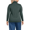 Lands' End Women's Supima Cotton Fitted Long Sleeve Turtleneck - 2 of 3