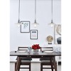 Elegant Lighting Rohan 30-Inch Satin Gold Chandelier with Metal Rings - 2 of 4