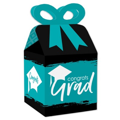 Big Dot Of Happiness Teal Grad - Best Is Yet To Come - Square Favor ...