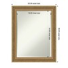 Amanti Art Elliot Gold Beveled Framed Bathroom Vanity Wall Mirror - 3 of 4