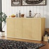 66.3in Large Sideboard Buffet Cabinet, Kitchen Modern Fluted Cupboard Coffee Bar Console Table - 4 of 4