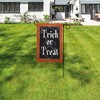 LumaBase Battery-Operated Lighted Outdoor Banner with Garden Flag Stand - Trick-or-Treat - 3 of 4
