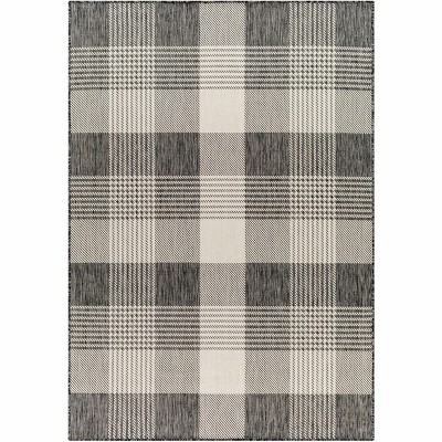 Hauteloom Aubin Gray & Nutmeg Plaid Area Rug
