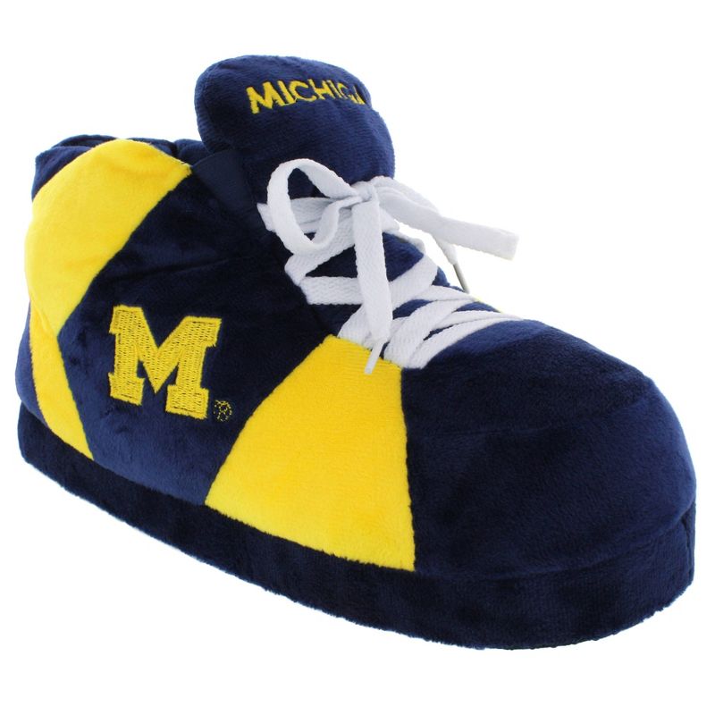 NCAA Michigan Wolverines Original Comfy Feet Sneaker Slippers, 1 of 9