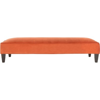 Harlow Lounging Bench - Pumpkin - Safavieh