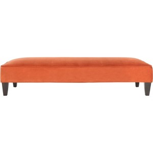 Harlow Lounging Bench - Pumpkin - Safavieh - 1 of 4