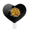 Arkansas at Pine Bluff Primary Logo Heart Love Cupcake Picks Toppers Decoration Set of 6 - 2 of 4