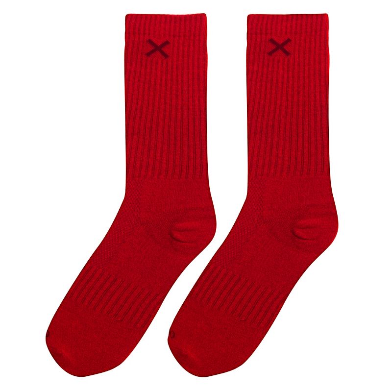 Odd Sox, Red Heather, Funny Novelty Socks, Medium, 5 of 6