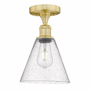 Berkshire - 1 Light Semi-Flush Mount In Industrial Style-10.75 Inches Tall and 8 Inches Wide - 1 of 1