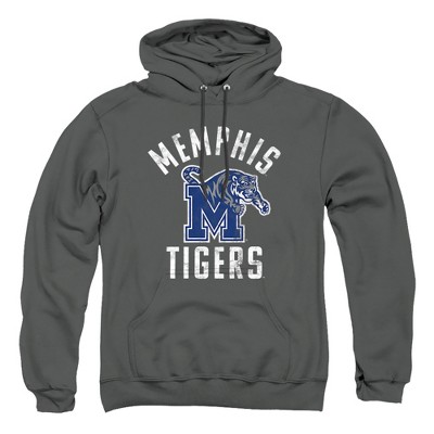 University of Memphis Official Memphis Tigers Logo Adult Pull-Over Hoodie