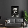Room Skull Black/White by Ali Gulec Unframed Wall Canvas - iCanvas - 2 of 4