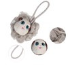 Unique Bargains Bathroom Cartoon Bath Shower Loofah Sponge 4.13"x4.53" Khaki 1 Pc - 3 of 4
