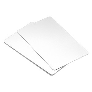 Unique Bargains Smooth Laser Engraving Metal DIY Gift Craft Business Cards 5 Pcs - 1 of 4