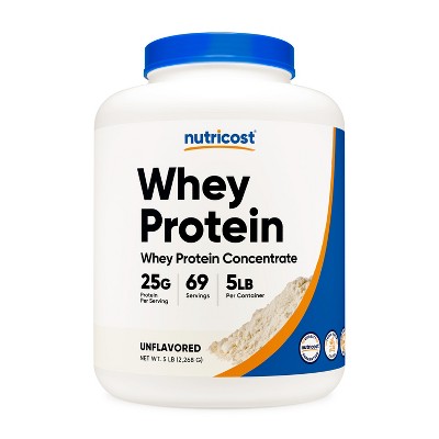 Nutricost Whey Protein Concentrate Powder (5 LB)