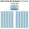 Big Dot of Happiness Winter Wonderland - Snowflake Holiday Party and Winter Wedding Candy Favor Sticker Kit - 304 Pieces - 3 of 4